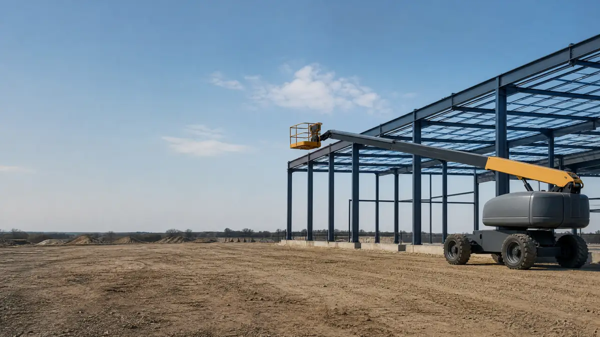 Boom Lifts jobsite access in Birmingham